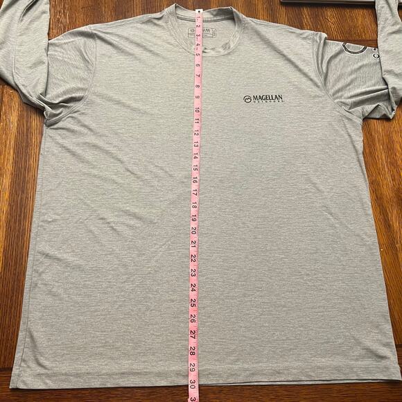 Magellan Outdoors Adventure Gear 2XL Long Sleeve Tee Gray Performance Shirt - Picture 9 of 11